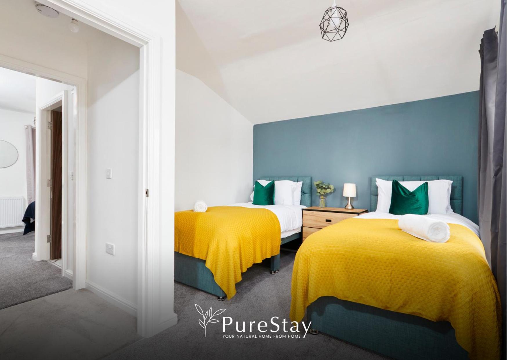 Stunning 5 Bed Manchester House With Parking By Purestay Short Lets & Serviced Accommodation Buitenkant foto